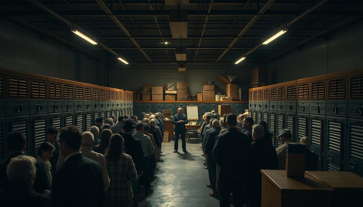 Storage locker auctions