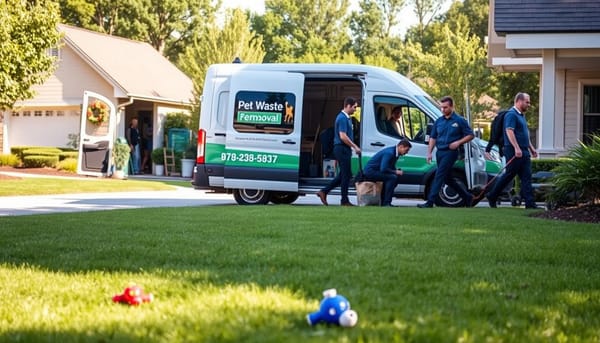 Dog poop removal services near me